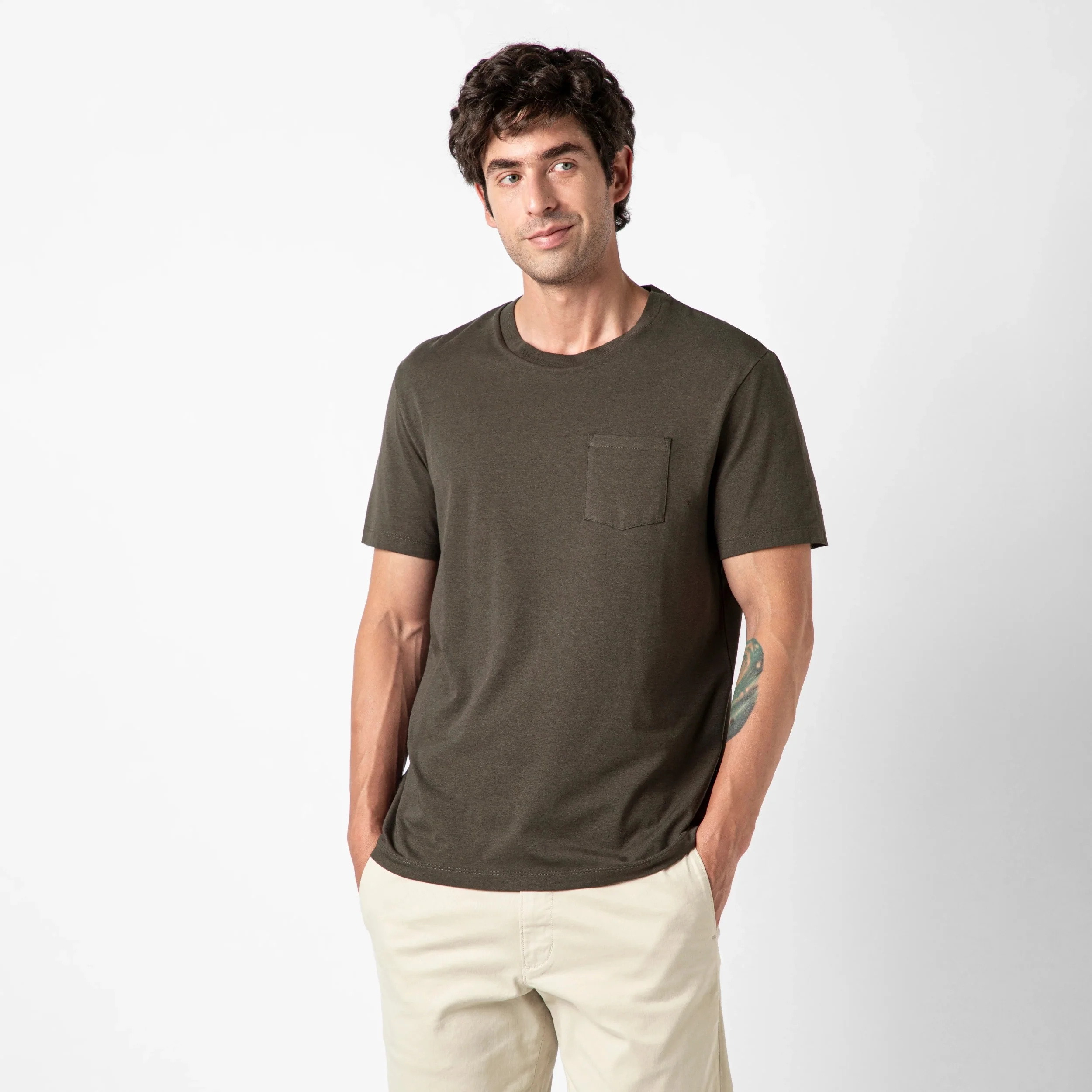 Bamboo Pocket Tee - Image 33