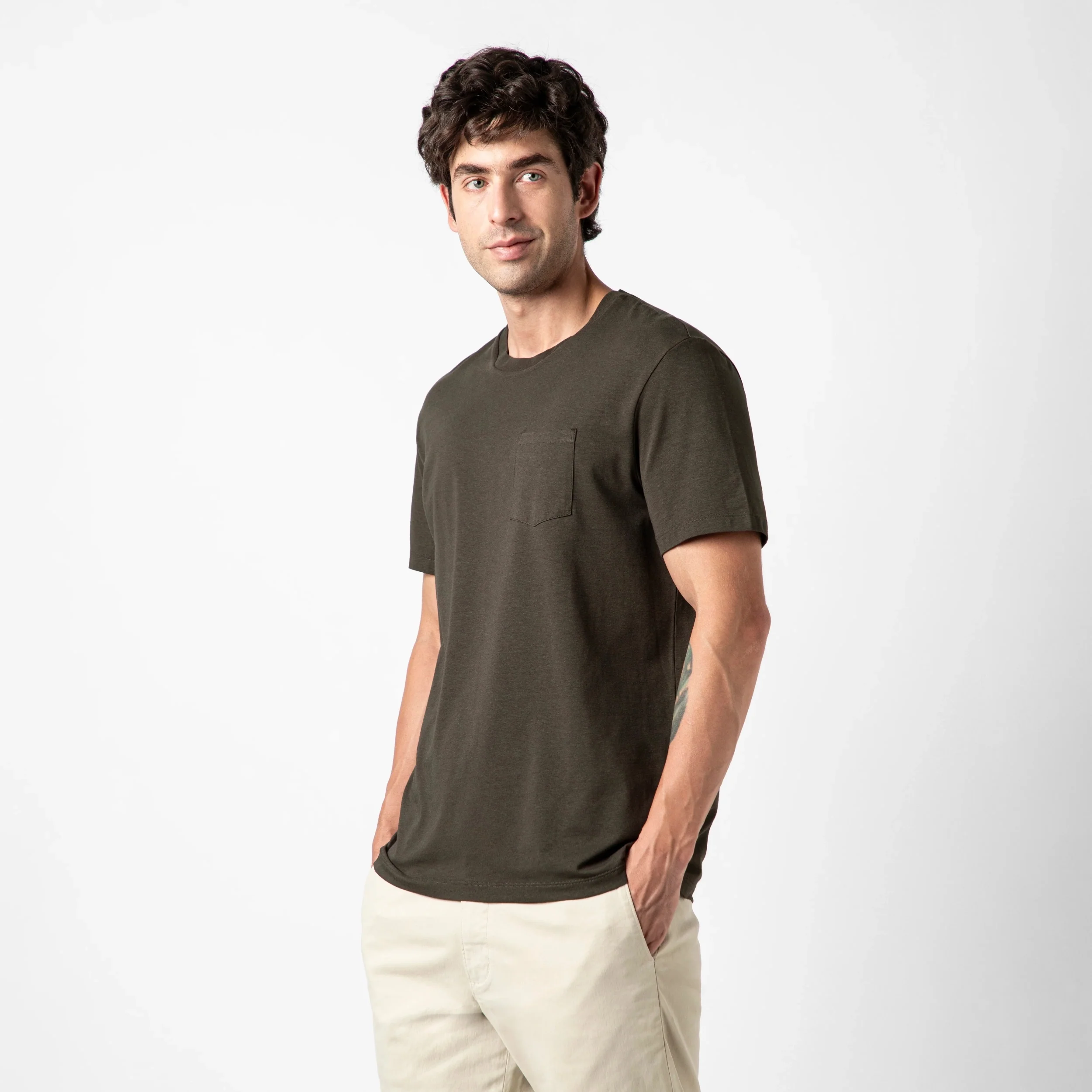 Bamboo Pocket Tee - Image 34