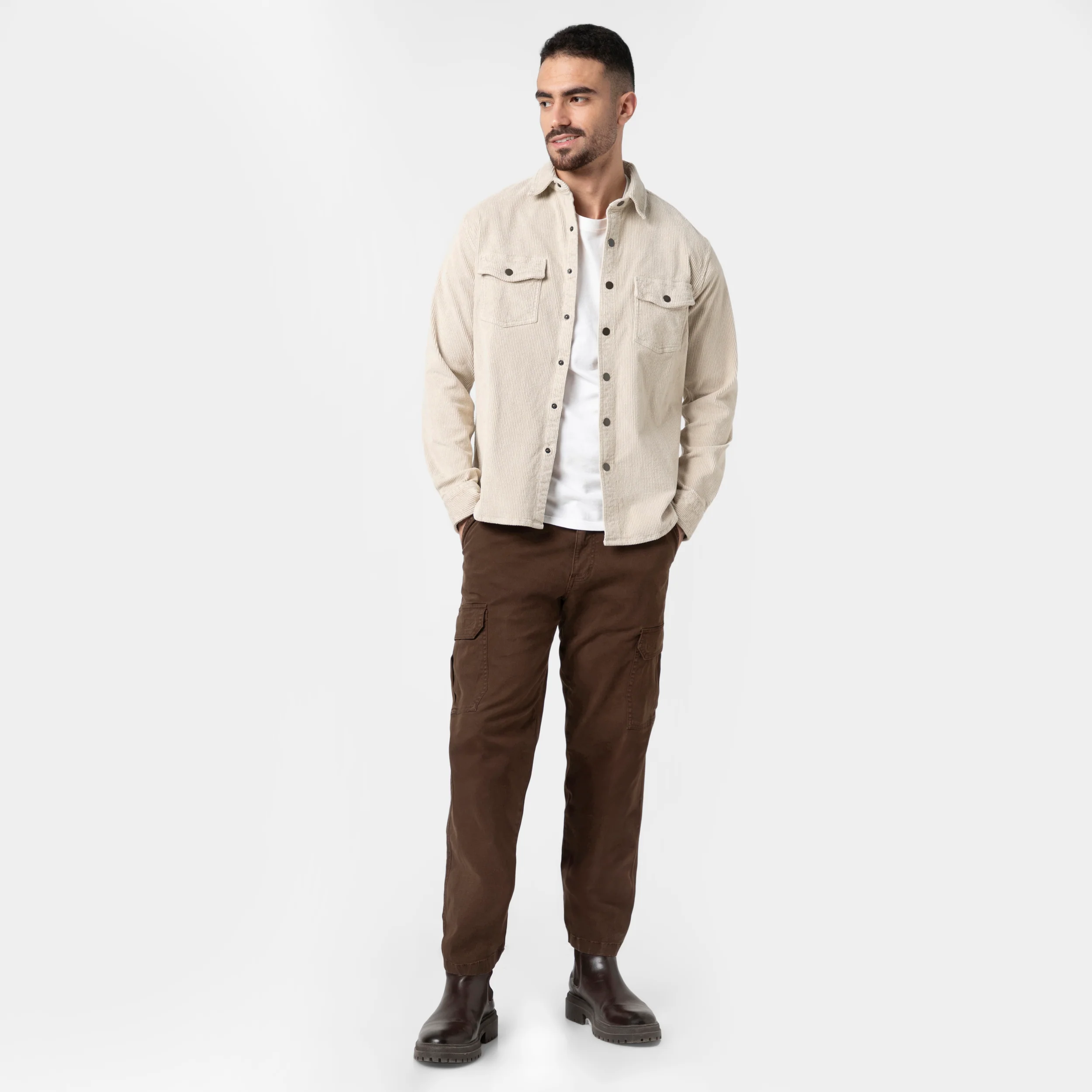 Corduroy Snap Overshirt - Image 13