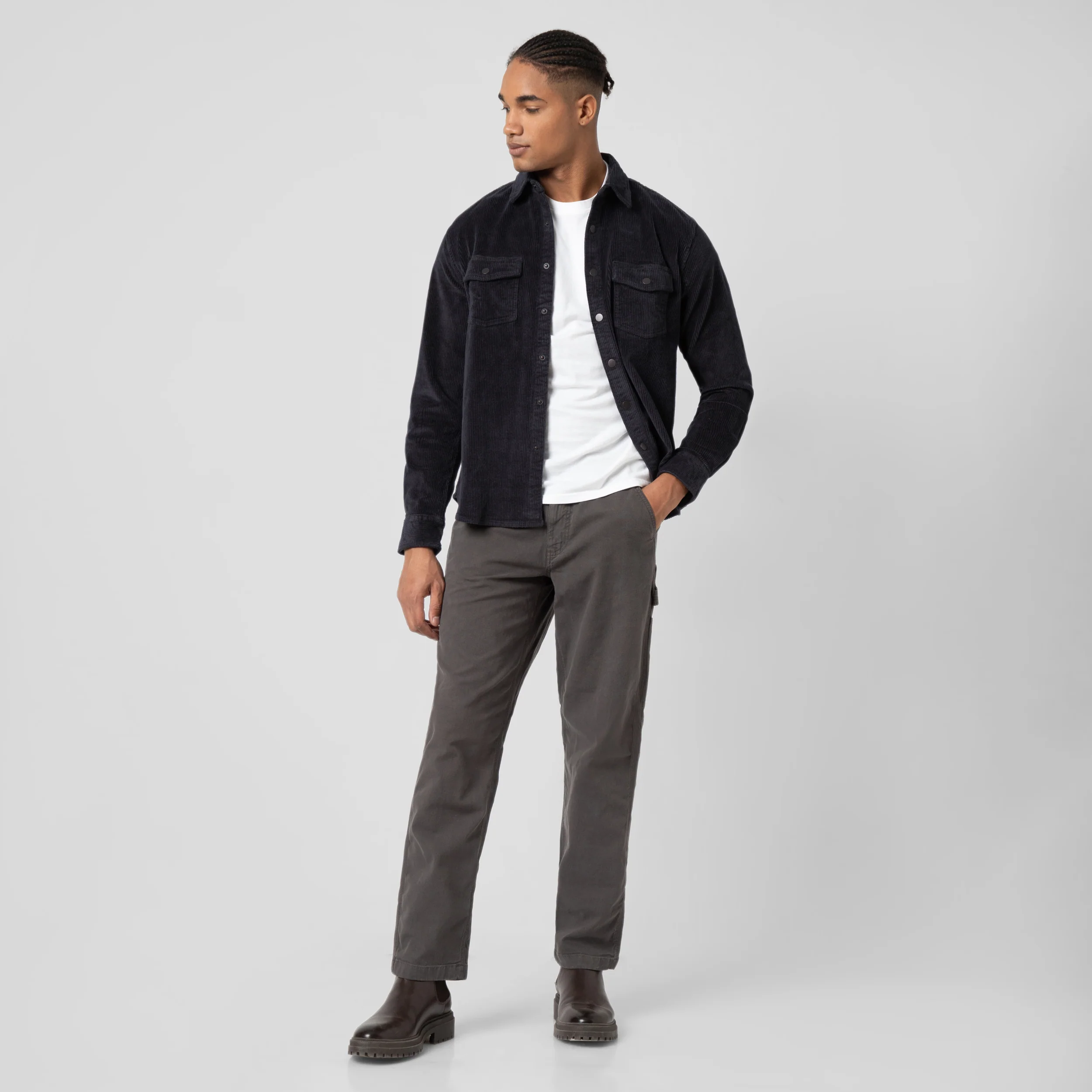 Corduroy Snap Overshirt - Image 23