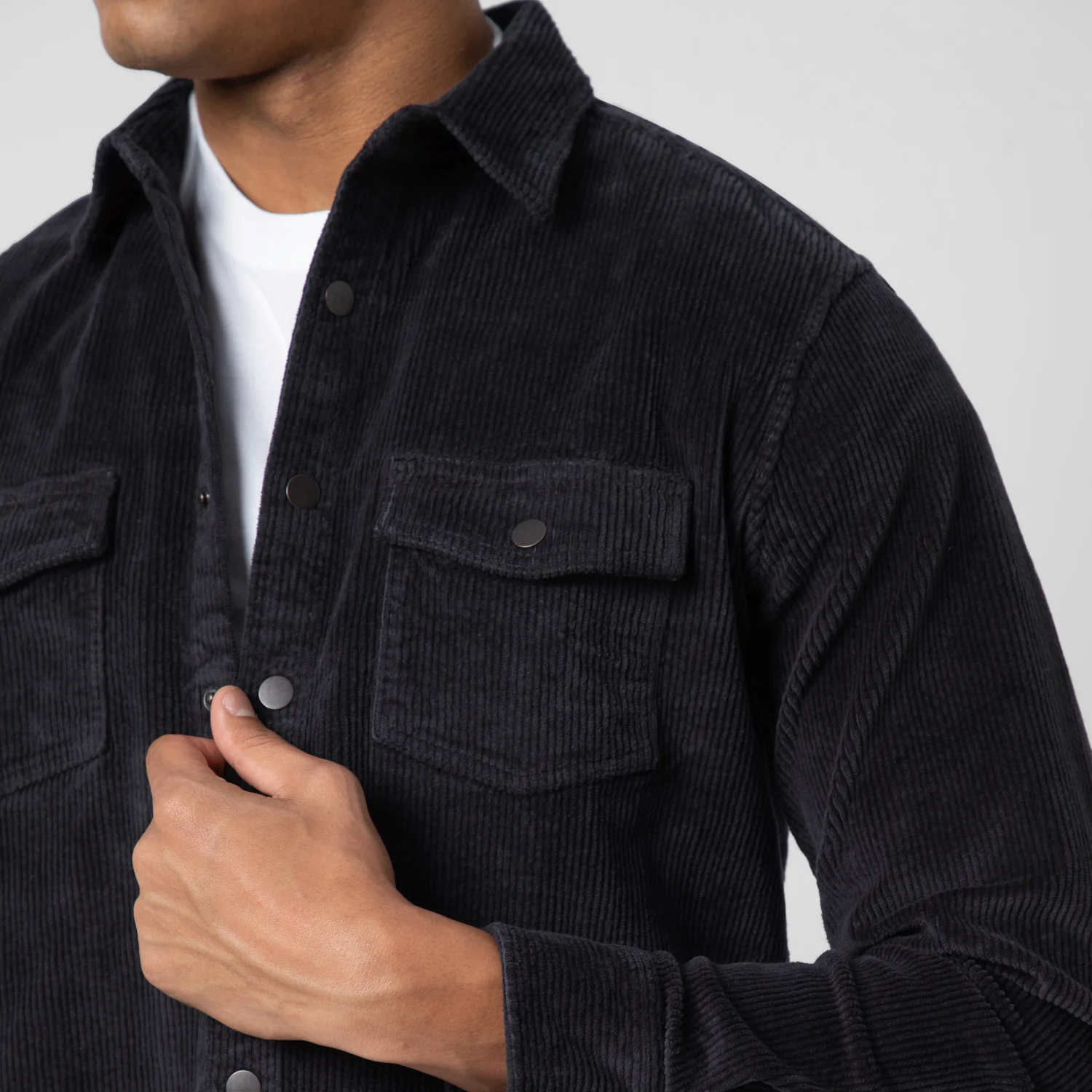 Corduroy Snap Overshirt - Image 24