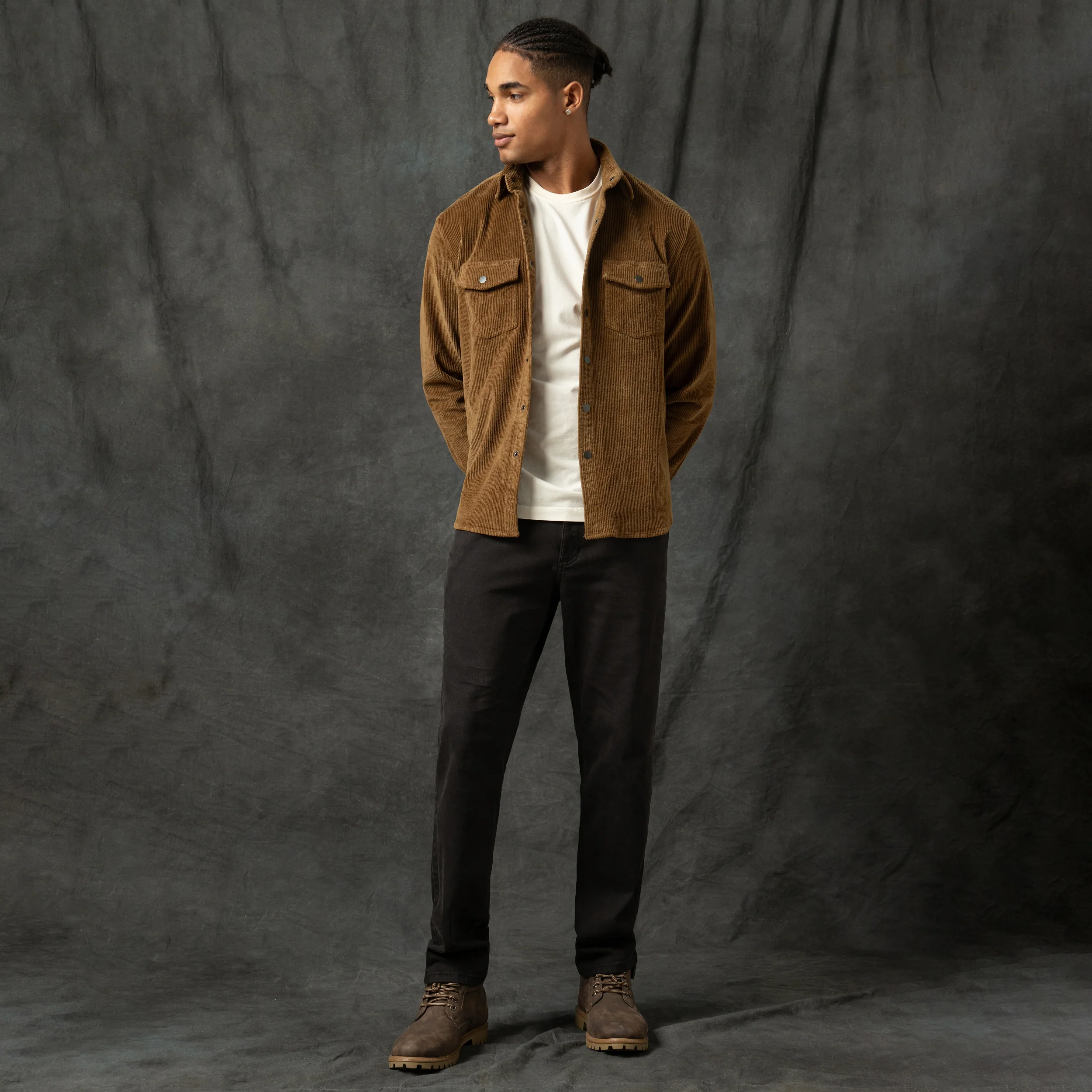 Corduroy Snap Overshirt - Image 30