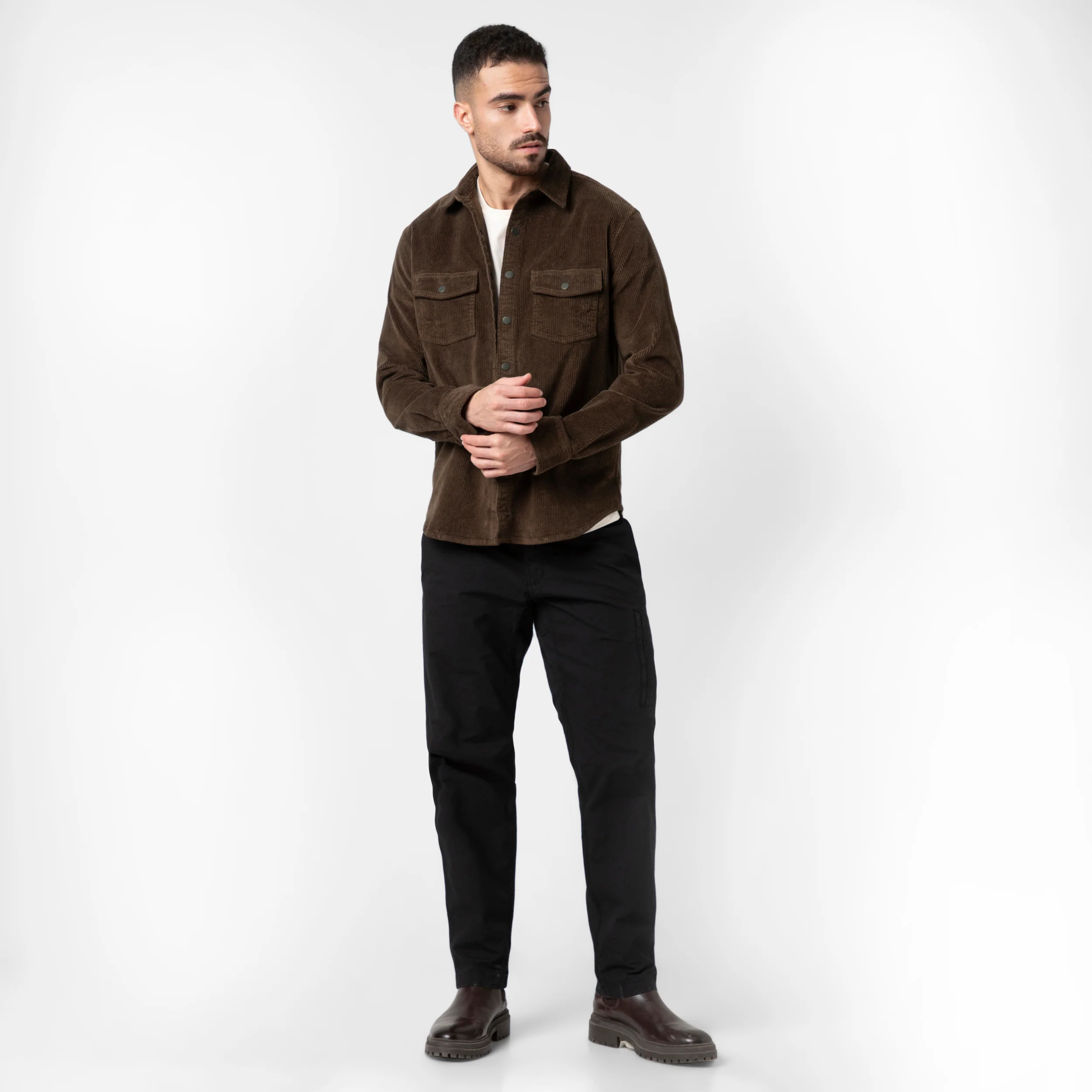 Corduroy Snap Overshirt - Image 5