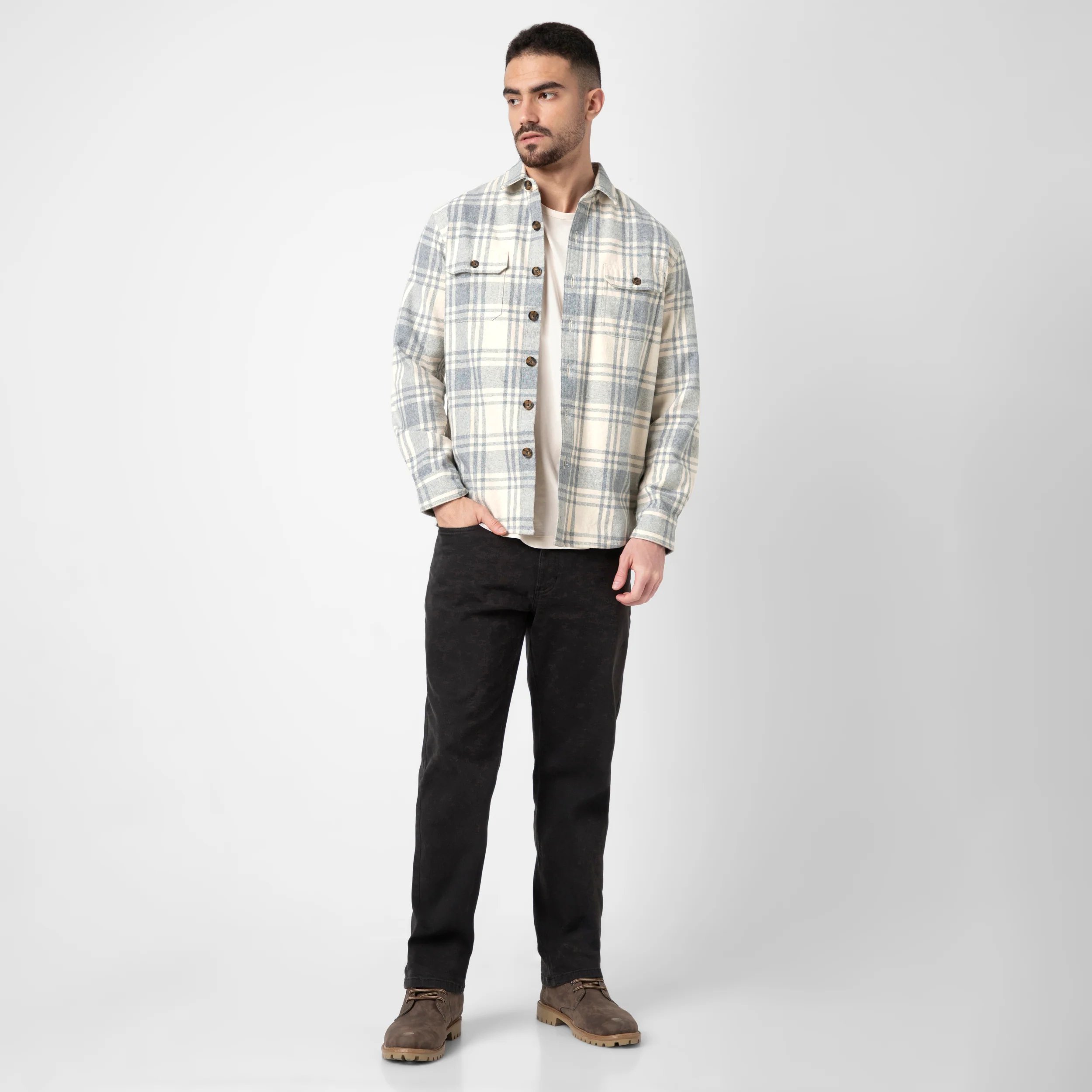 Heavyweight Flannel Overshirt - Image 4