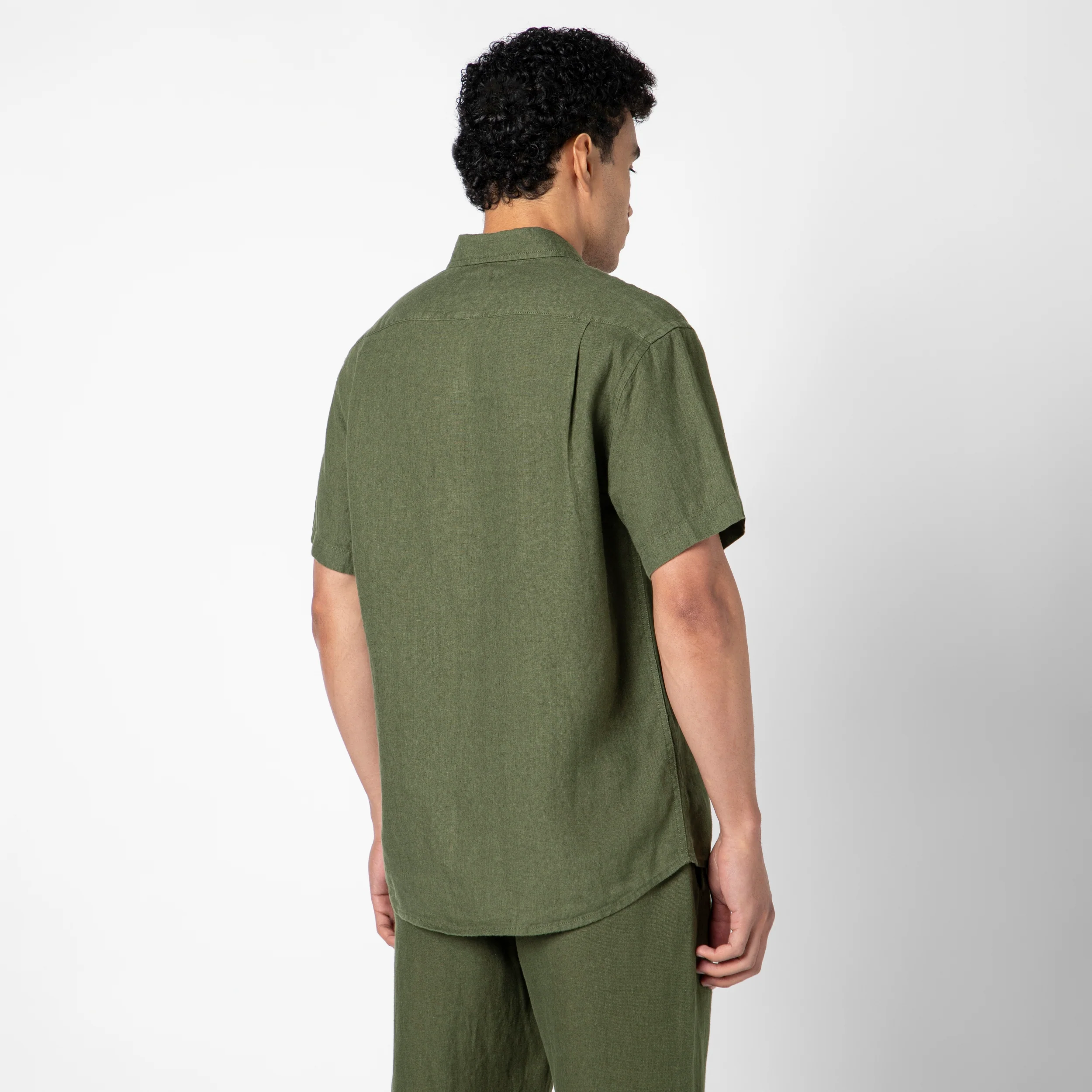Linen Short Sleeve Shirt - Image 23
