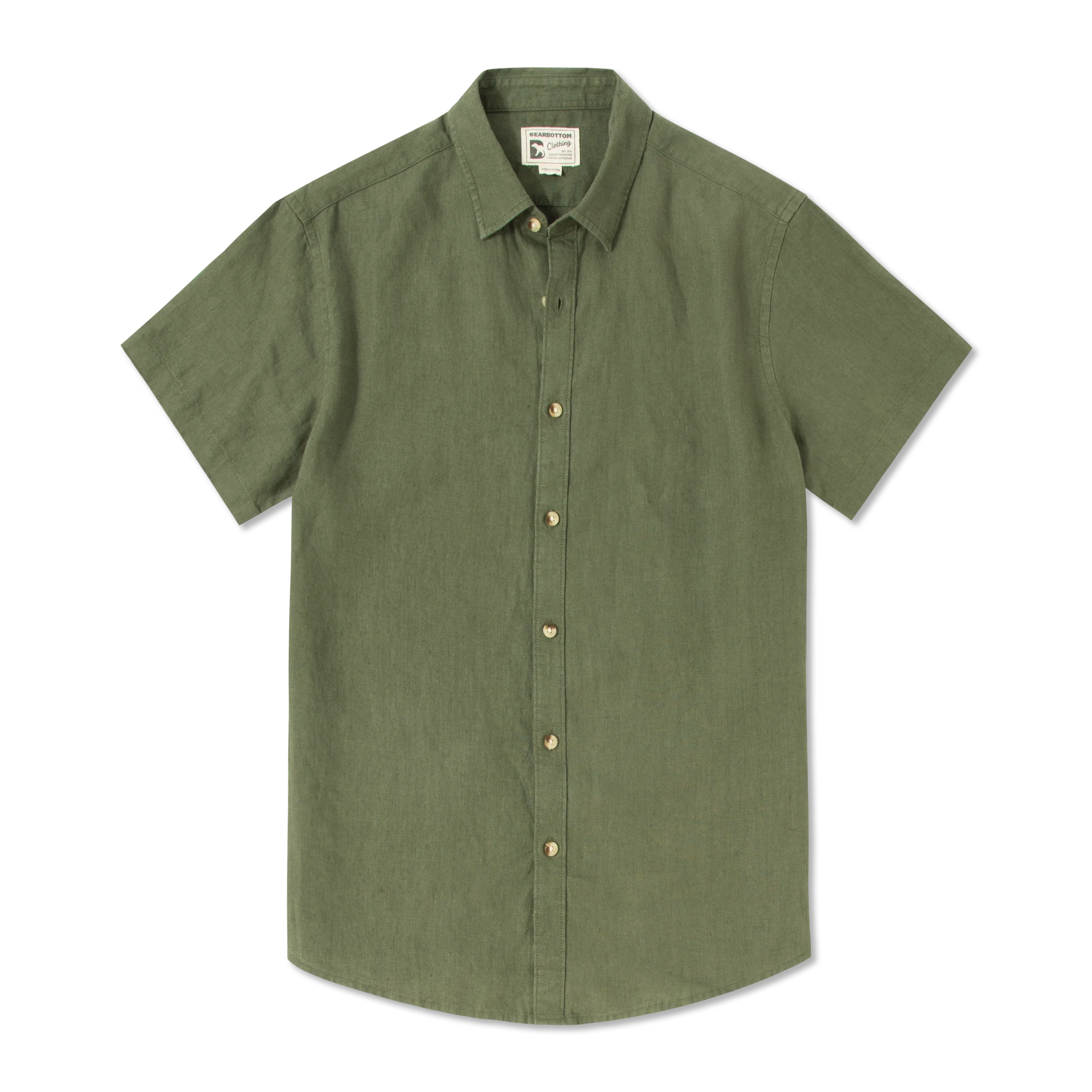 Linen Short Sleeve Shirt - Image 28