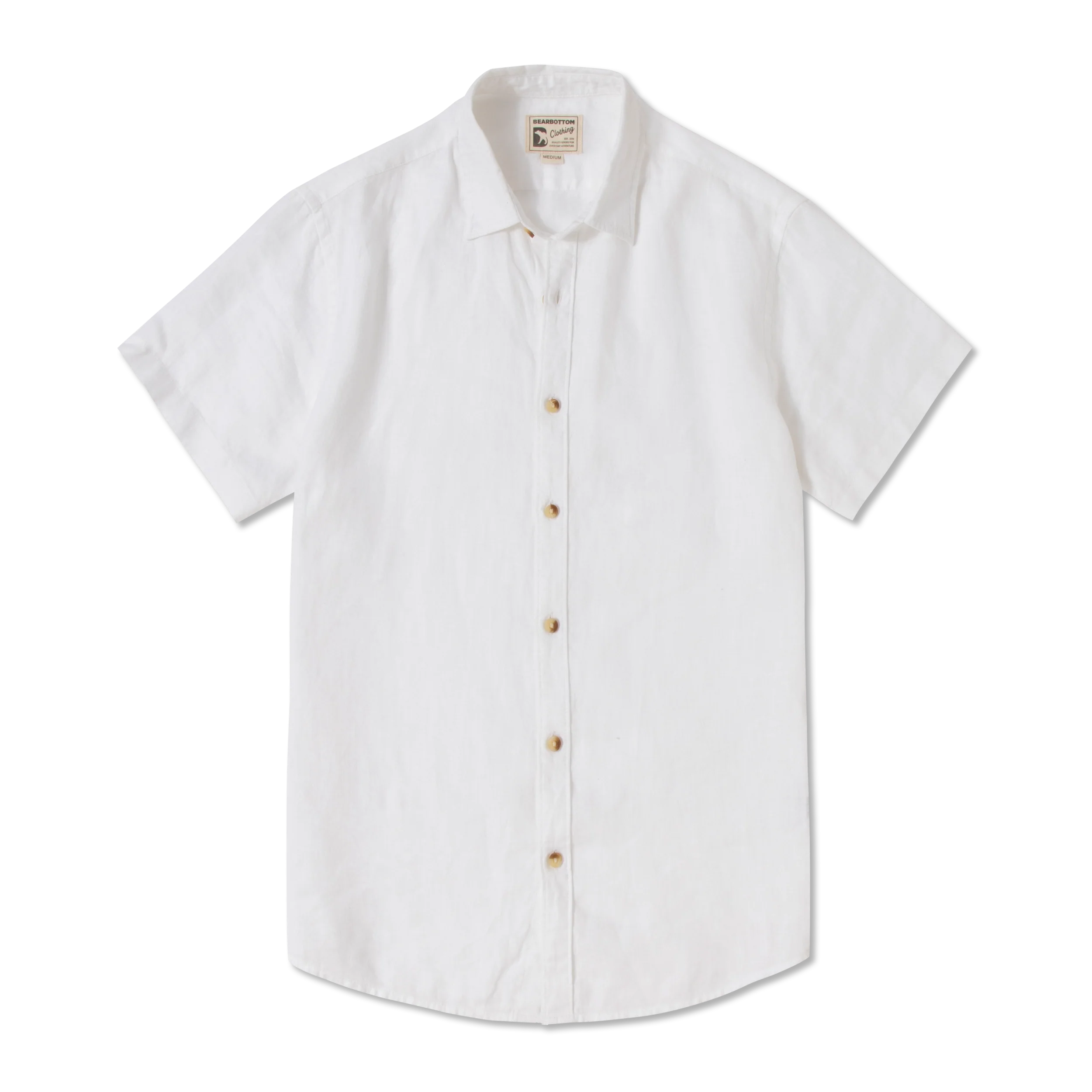 Linen Short Sleeve Shirt - Image 38