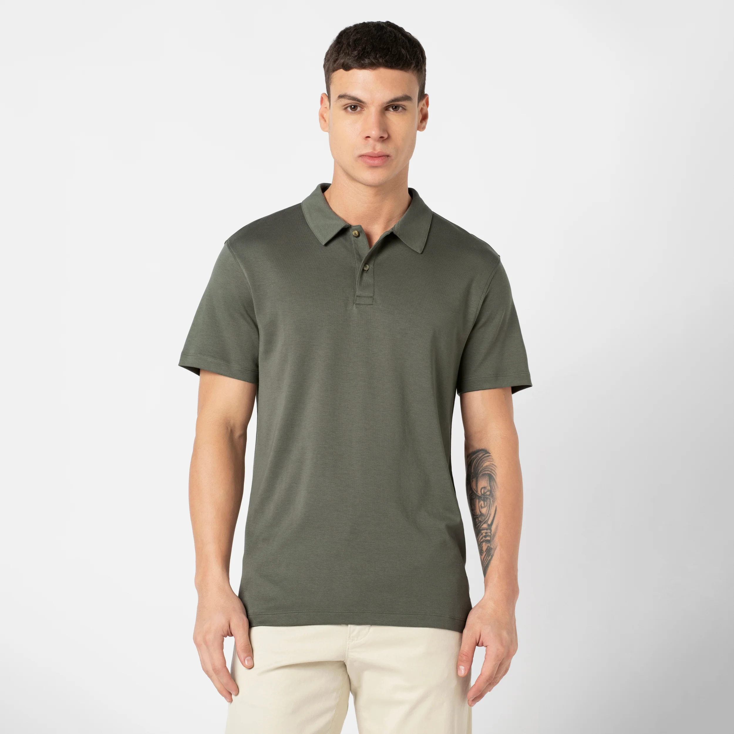 Midweight Supima Polo - Image 9