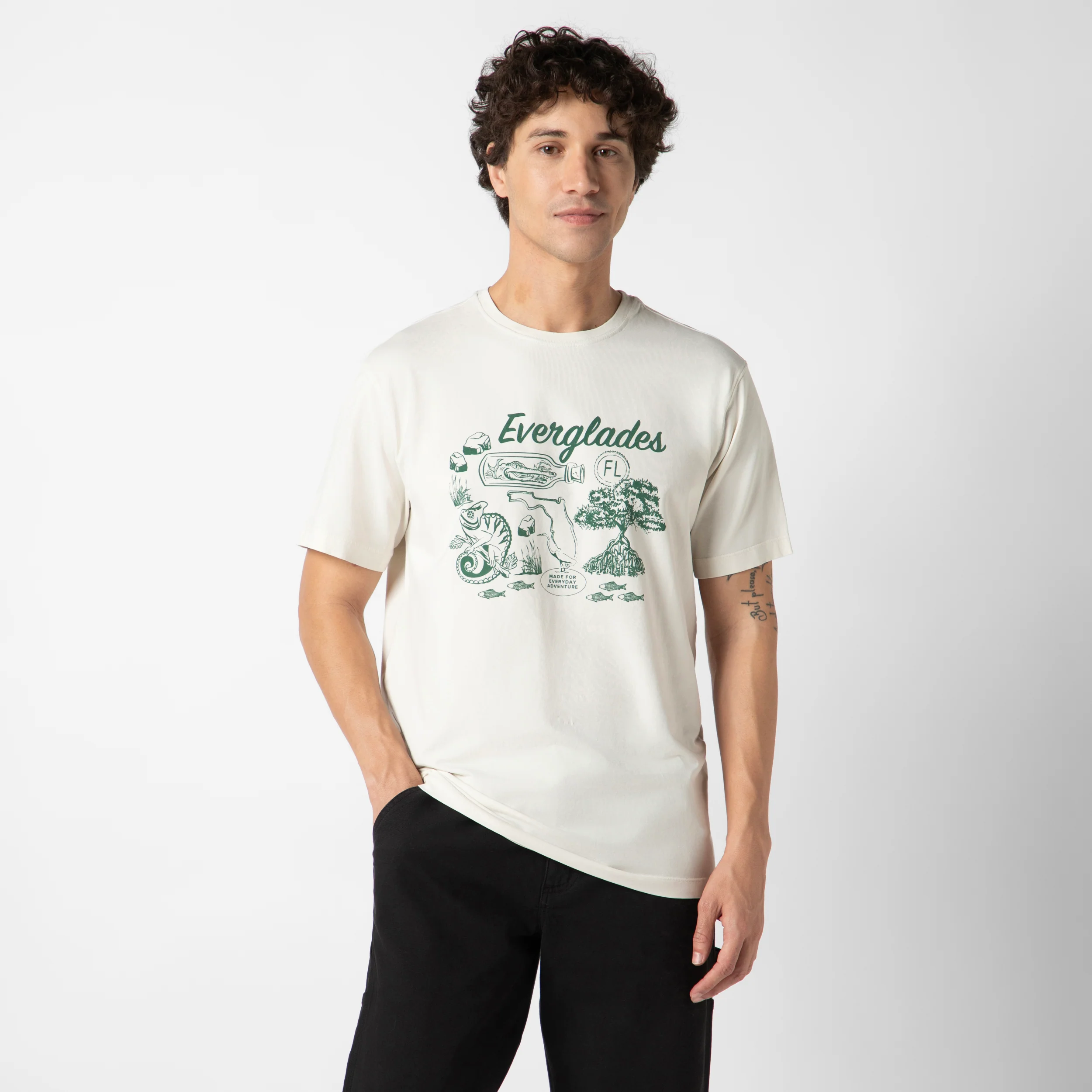 Natural Dye Graphic Tee - Image 141