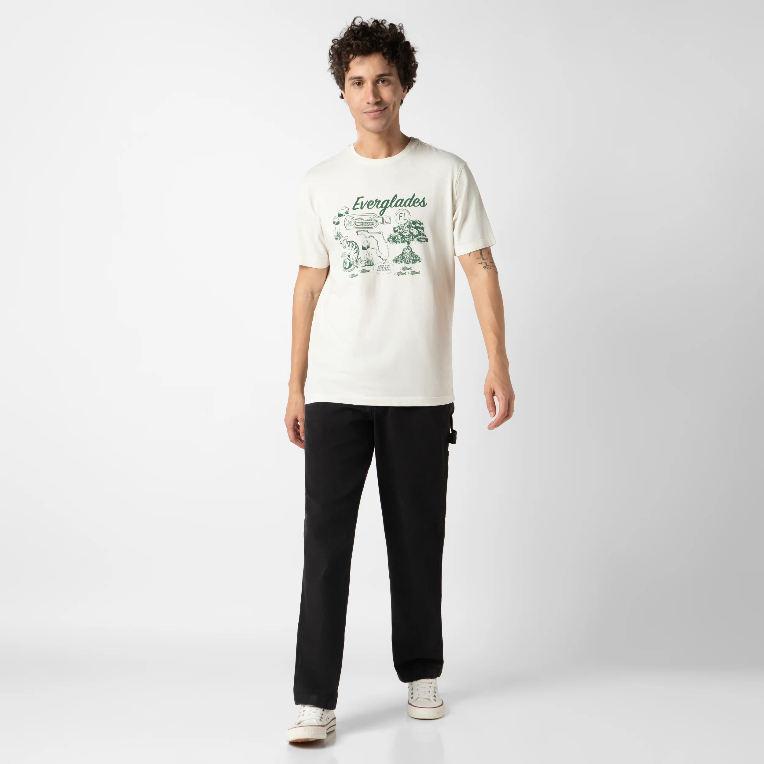 Natural Dye Graphic Tee - Image 142