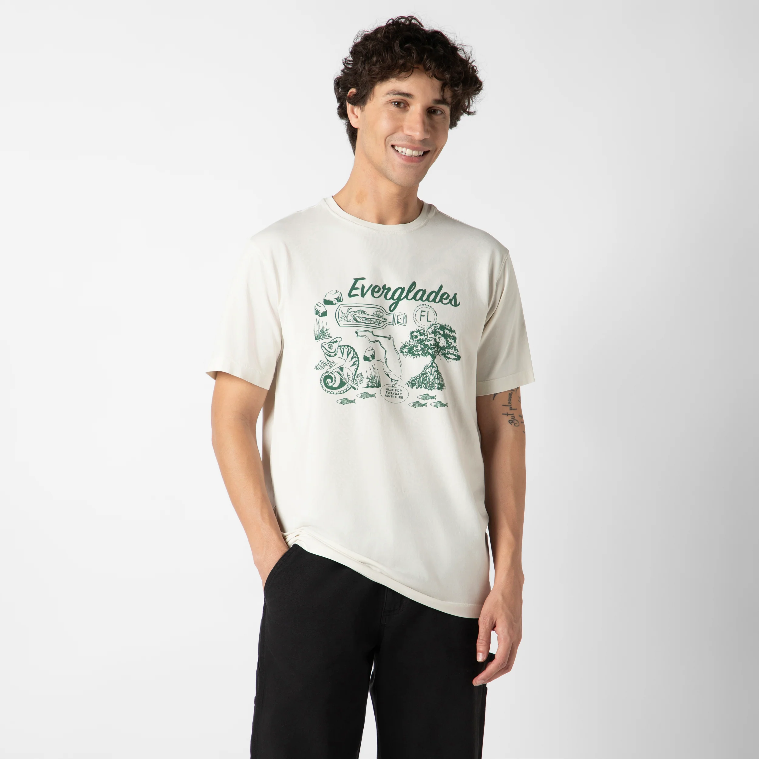 Natural Dye Graphic Tee - Image 144