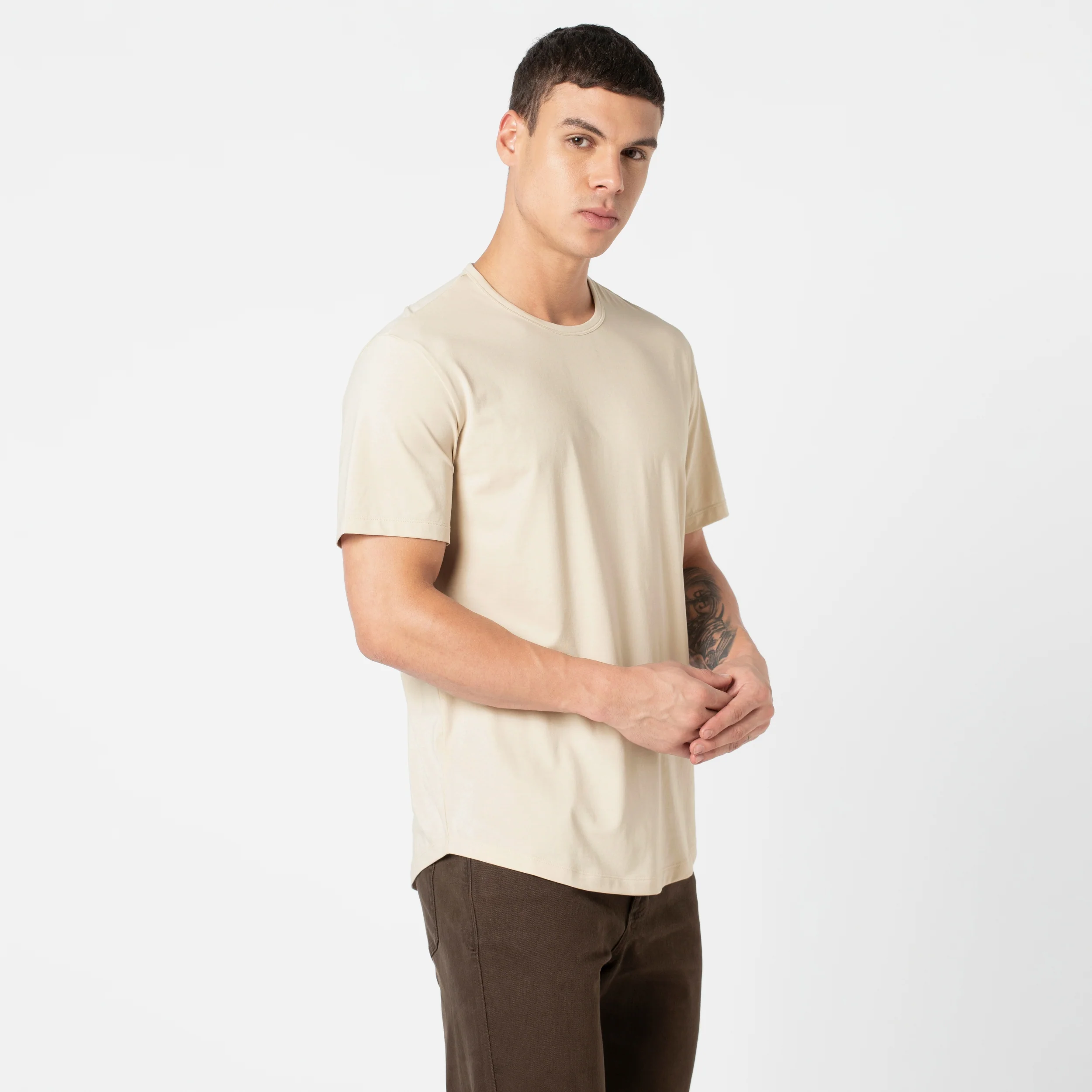 Supima Curved Tee - Image 17
