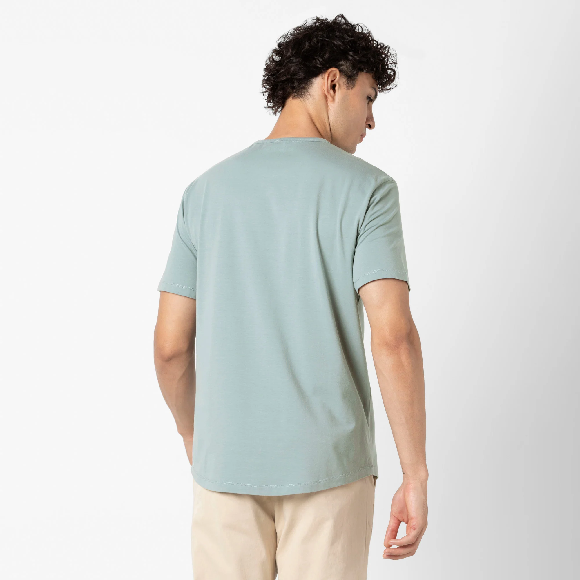 Supima Curved Tee - Image 3