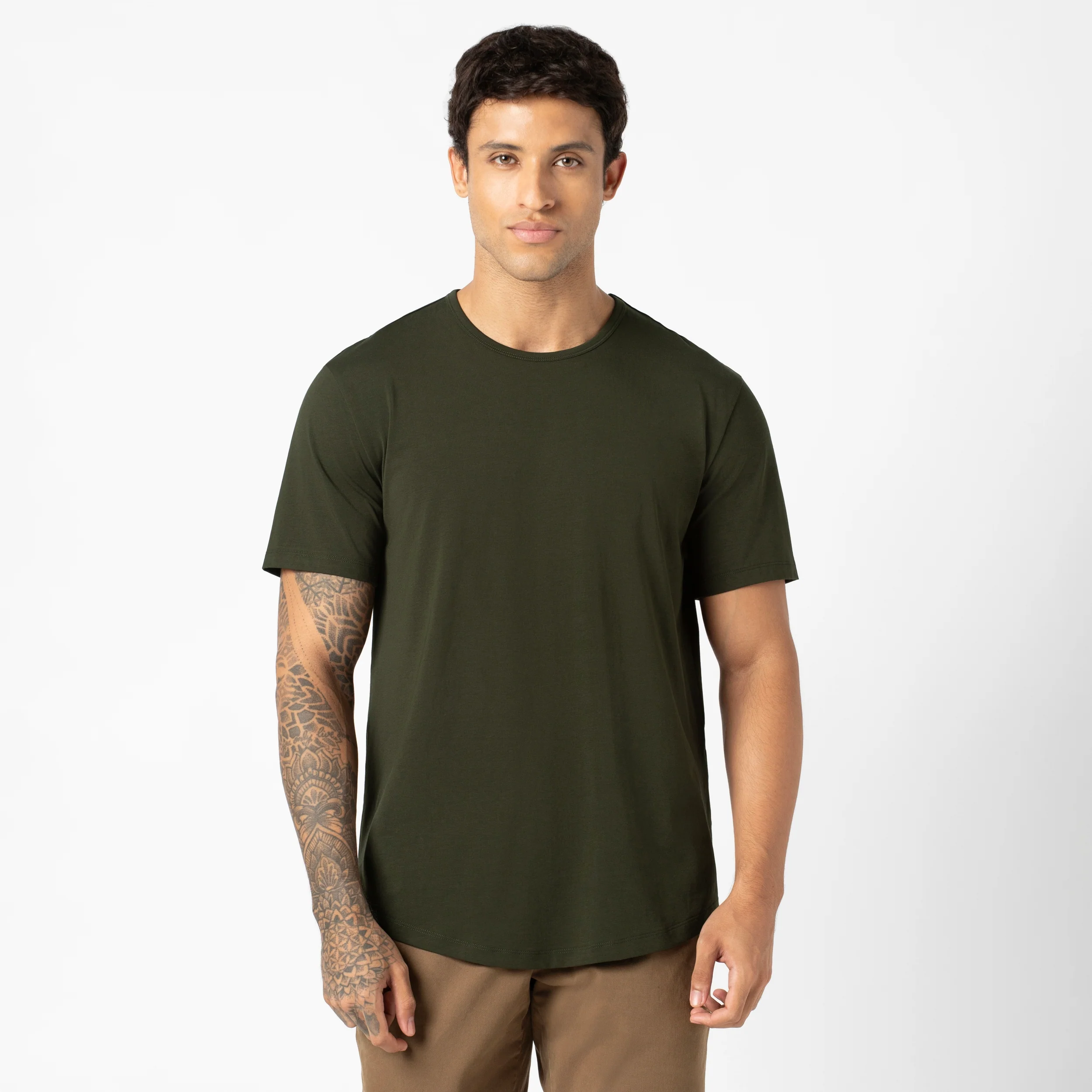 Supima Curved Tee - Image 38