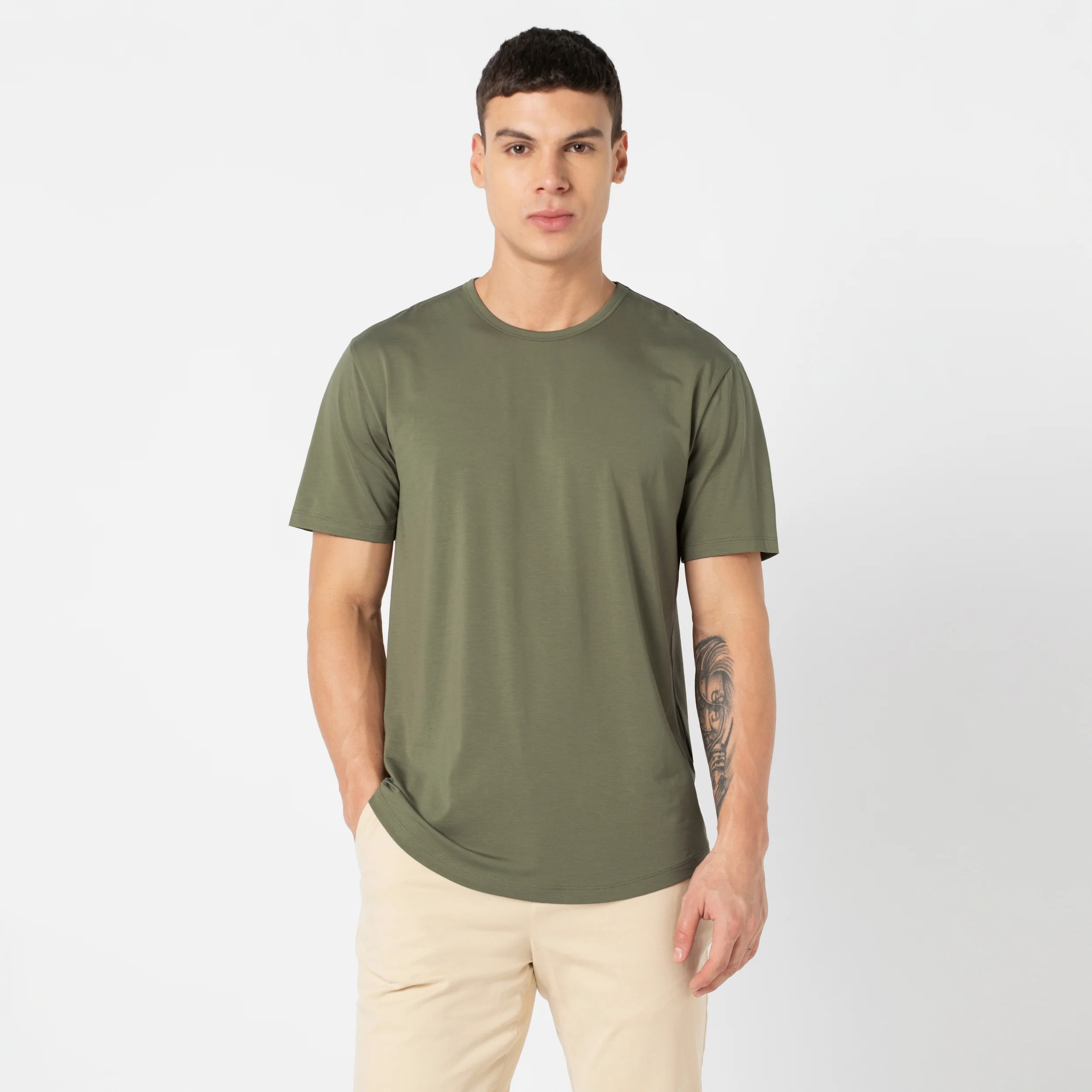 Supima Curved Tee - Image 52