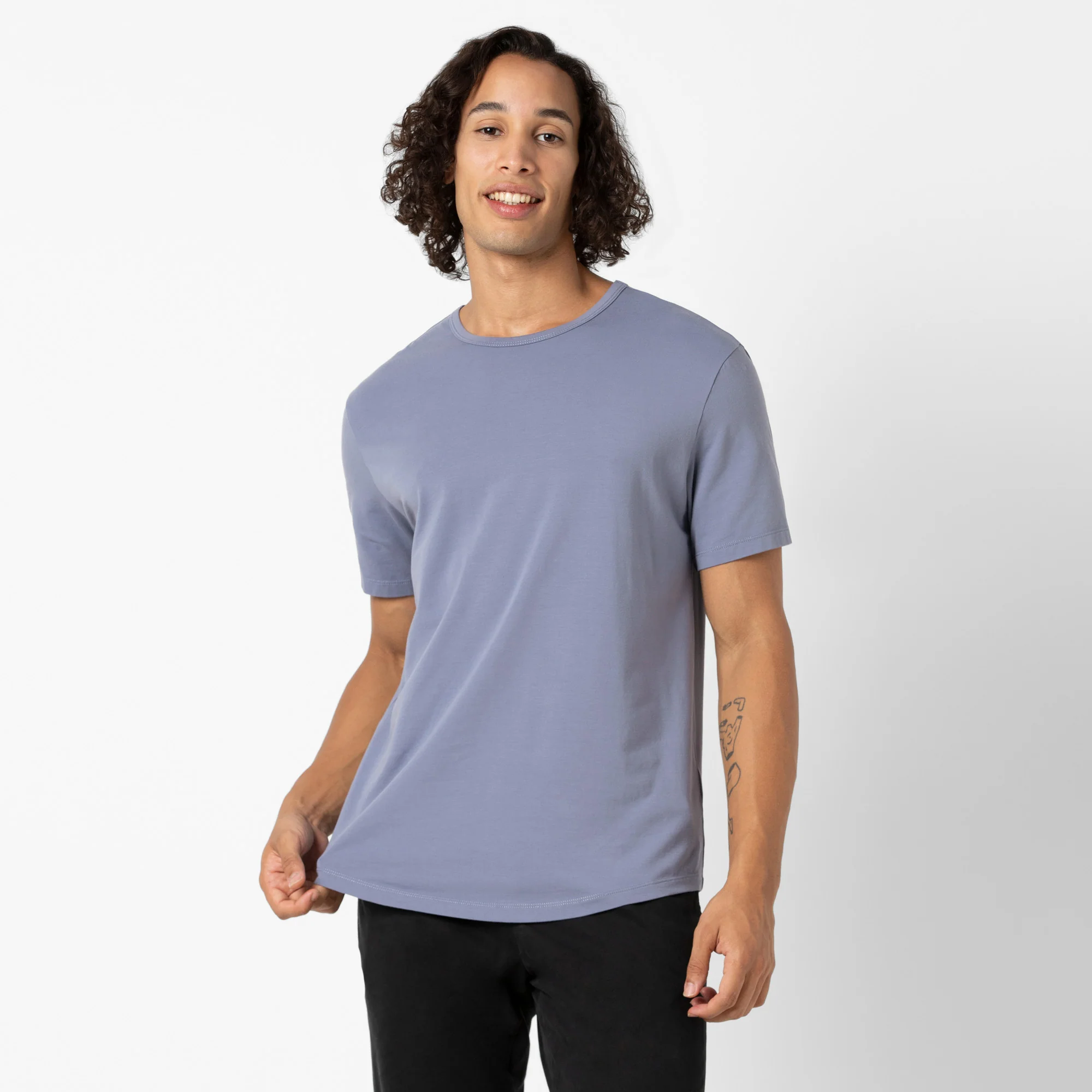 Supima Curved Tee - Image 61
