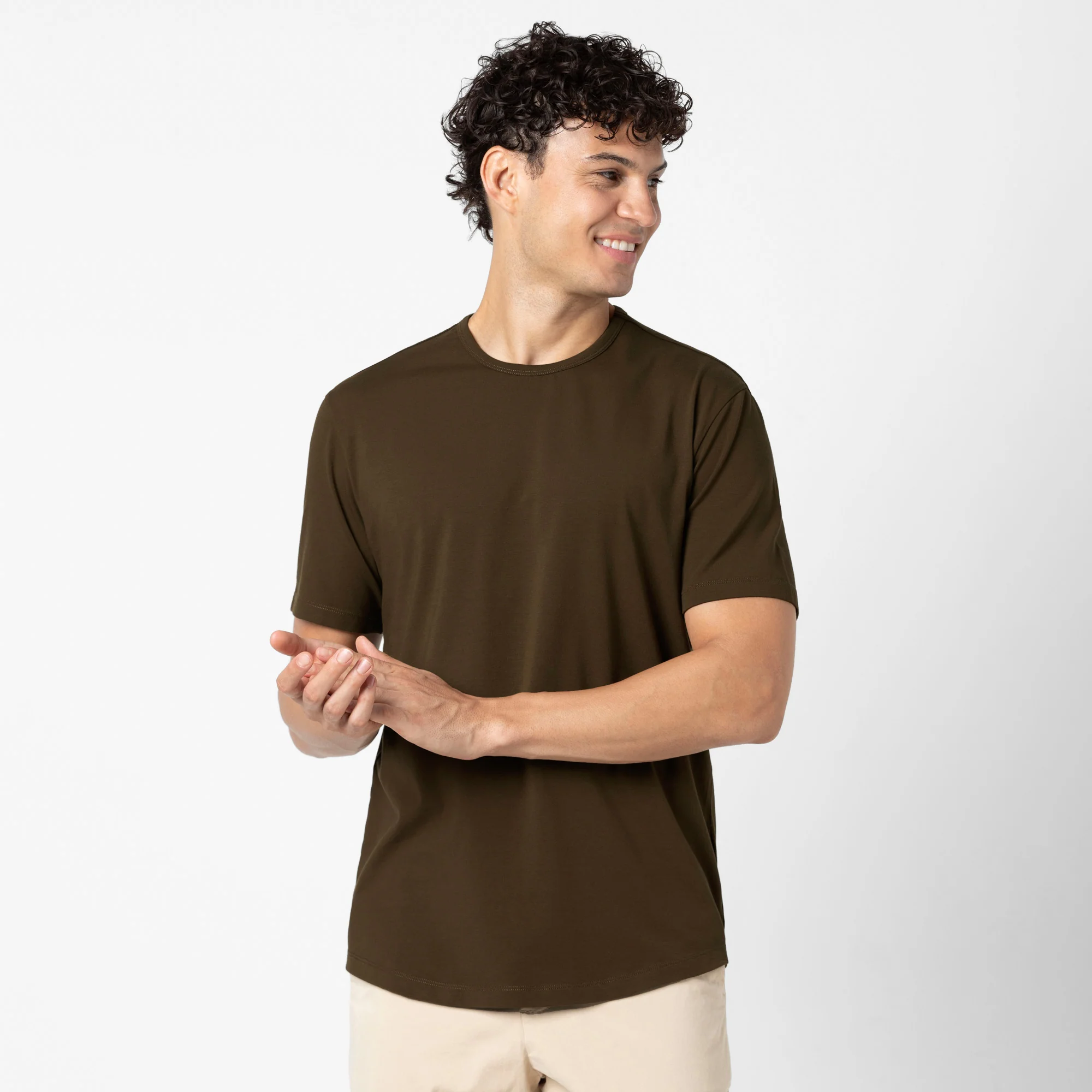 Supima Curved Tee - Image 76