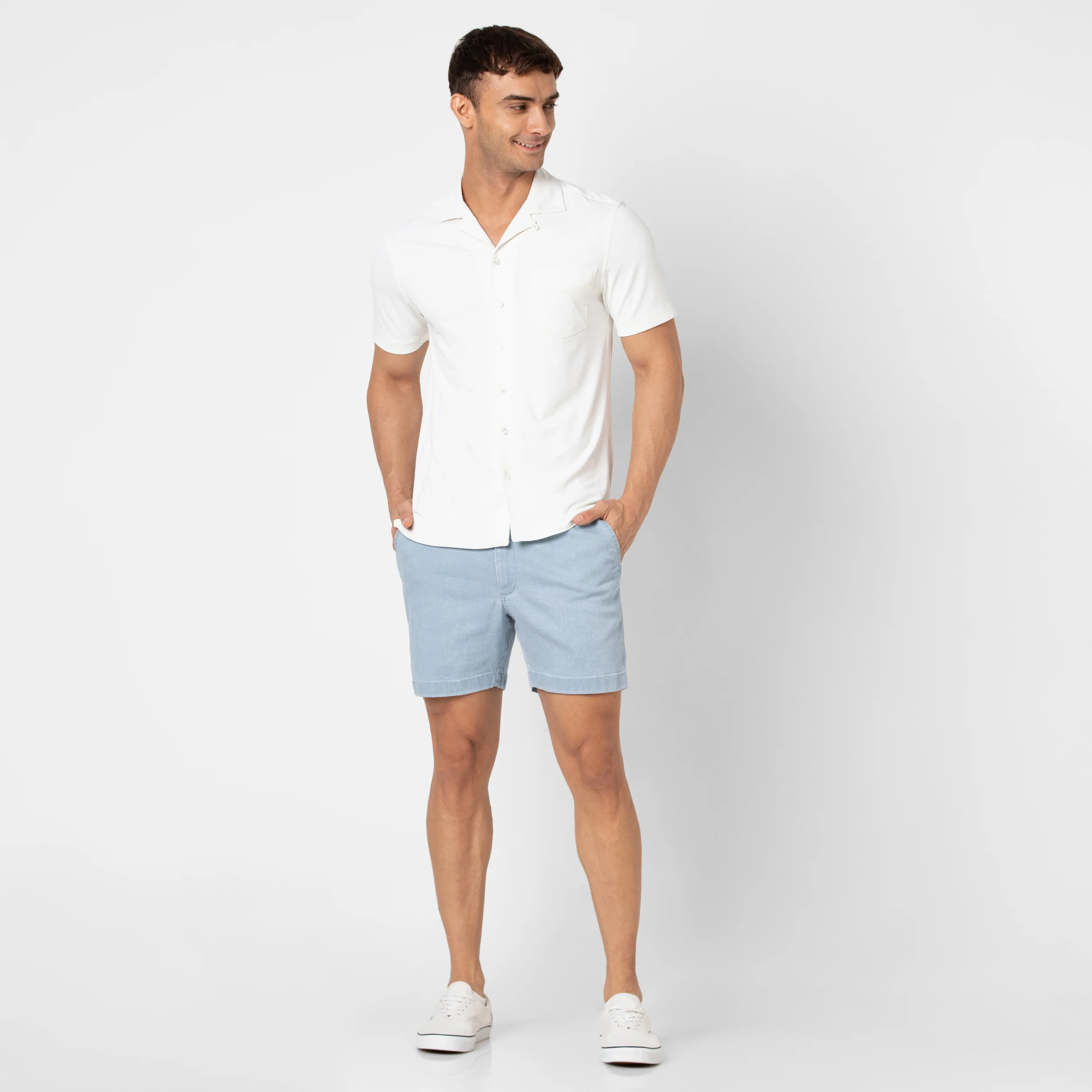 Stretch Denim Short - Image 12