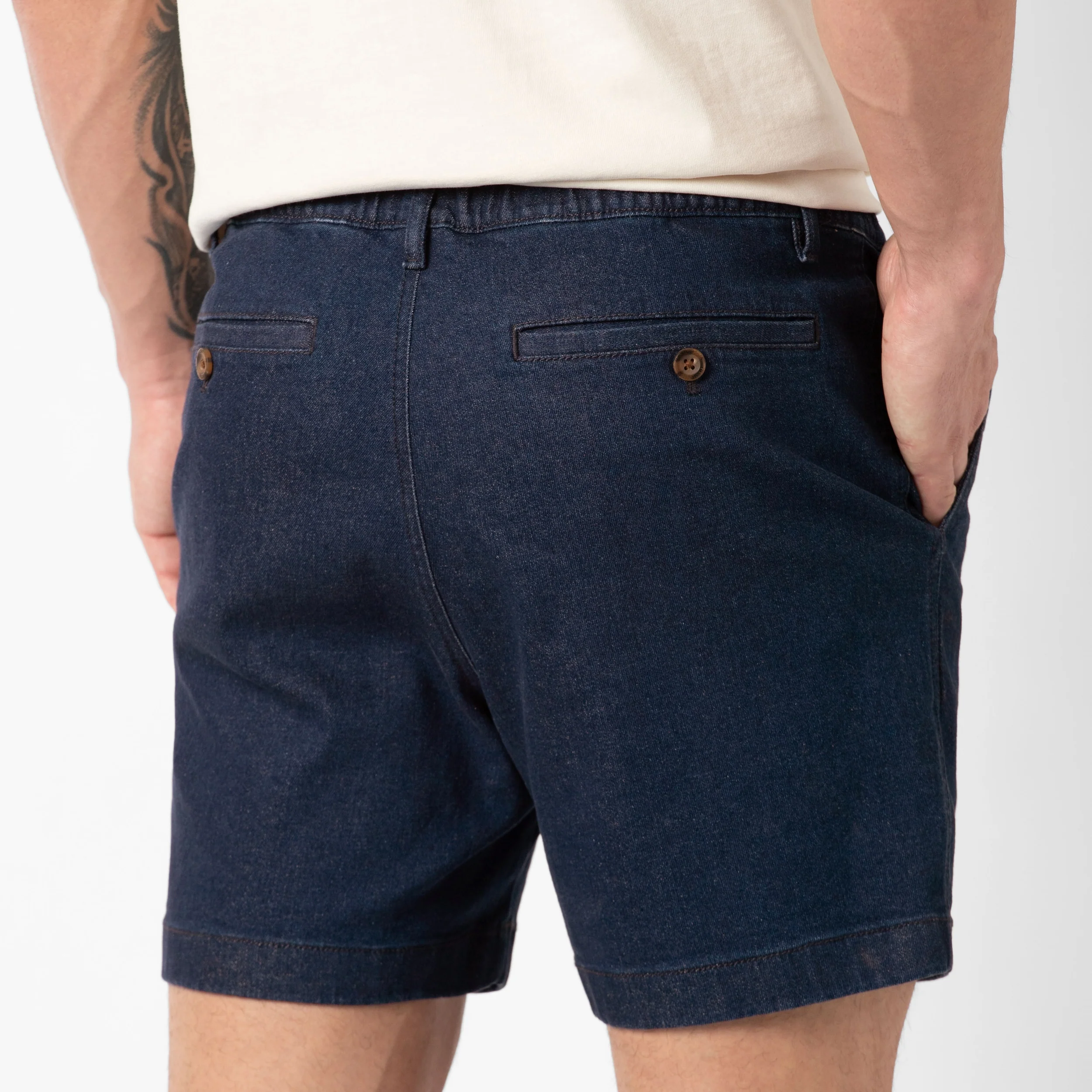 Stretch Denim Short - Image 4