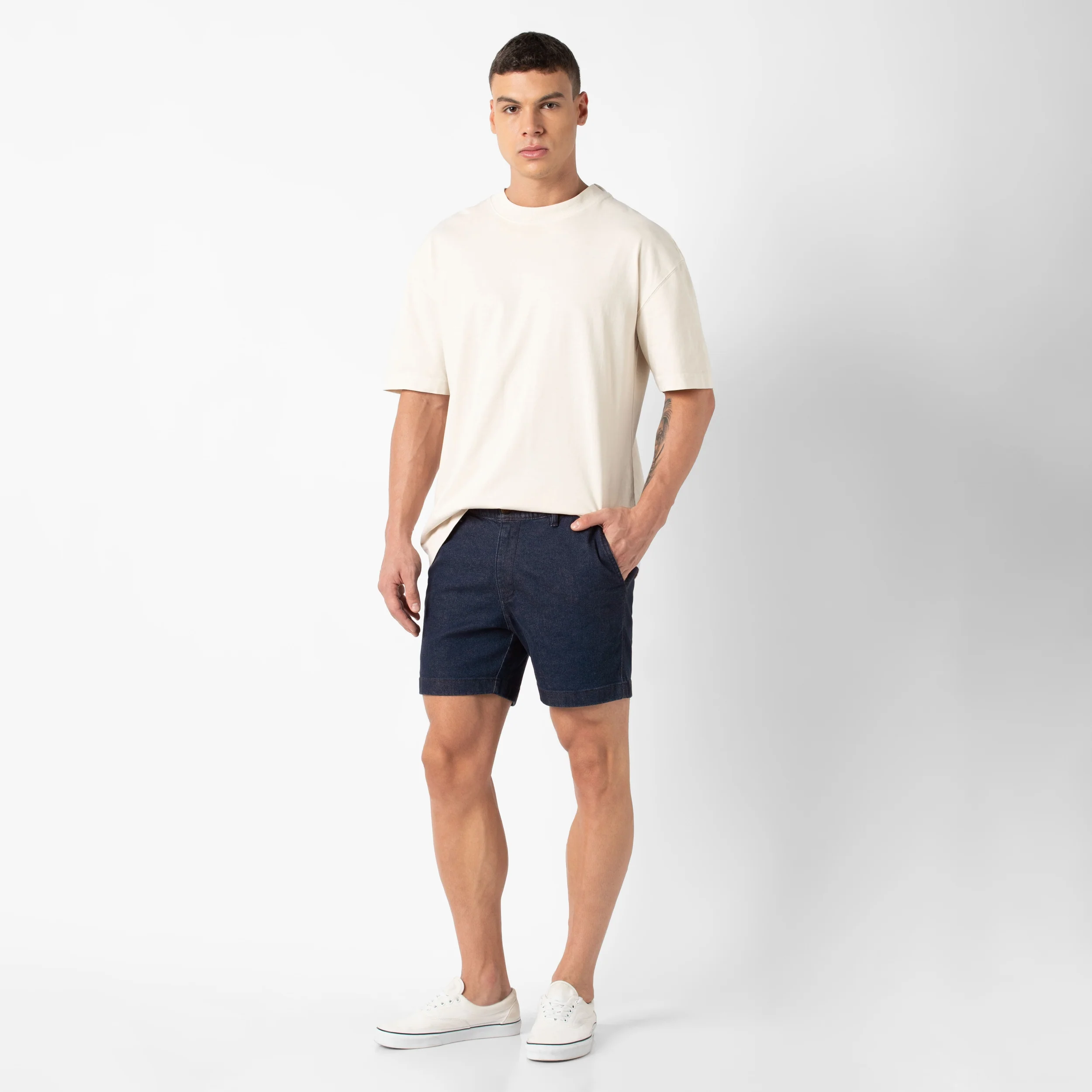 Stretch Denim Short - Image 5